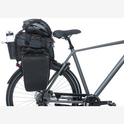 Trunkbag Basil Miles Tarpaulin XL Pro 9-36 liter 31 x 23 x 20 cm - sort orange, vandtt