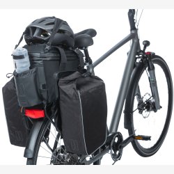 Trunkbag Basil Miles Tarpaulin XL Pro 9-36 liter 31 x 23 x 20 cm - sort orange, vandtt