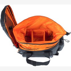 Trunkbag Basil Miles Tarpaulin XL Pro 9-36 liter 31 x 23 x 20 cm - sort orange, vandtt