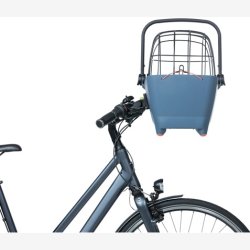 Cykelkurv til hund Basil Buddy KF - front - 45 x 32 x 22 cm - bl