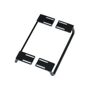 Basil MIK taskebjler - adapter st til MIK carrier plate - sort ( 2 stk.)