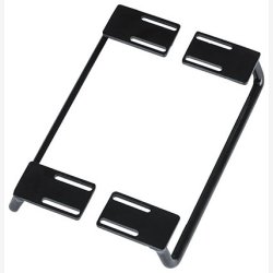 Basil MIK taskebjler - adapter st til MIK carrier plate - sort ( 2 stk.)