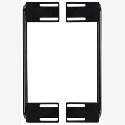 Basil MIK taskebjler - adapter st til MIK carrier plate - sort ( 2 stk.)