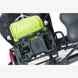 Basil MIK taskebjler - adapter st til MIK carrier plate - sort ( 2 stk.)