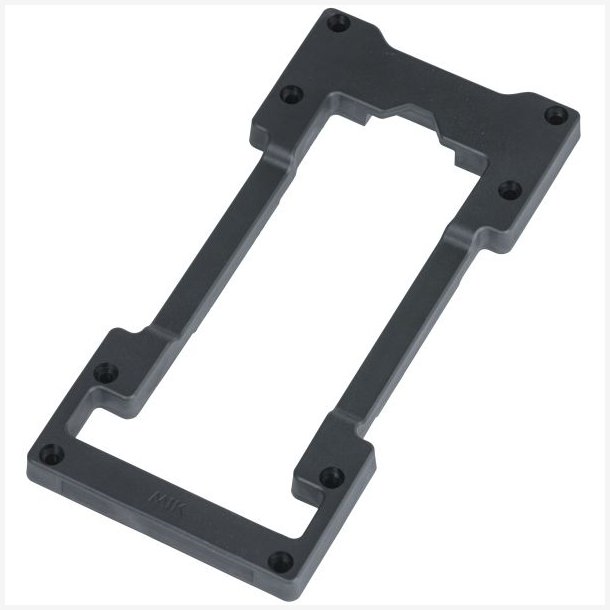 MIK Double decker Basil for MIK adapter plade 25 x 11 x 1 cm - sort