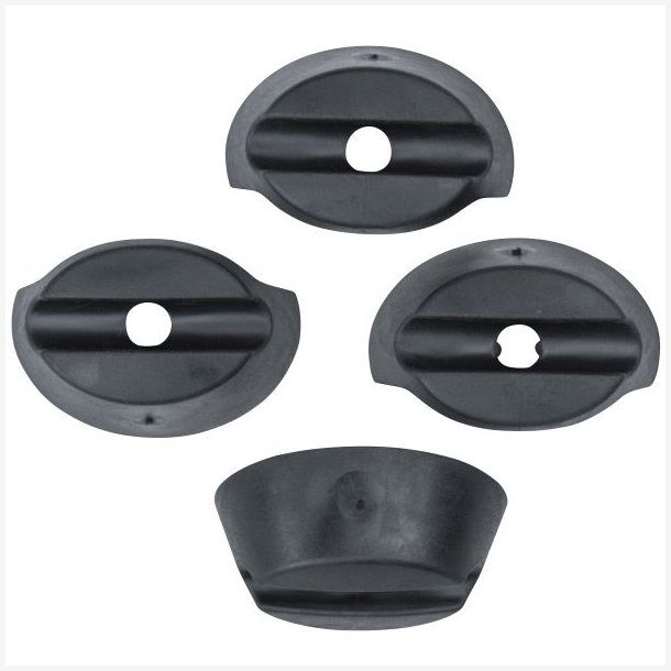 Gummiringe til Basil Buddy Space frame sikkerheds trdnet (4 stk.)