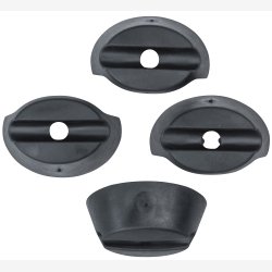 Gummiringe til Basil Buddy Space frame sikkerheds trdnet (4 stk.)