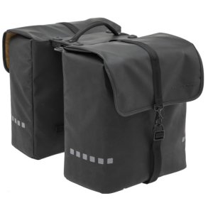 Dobbelt cykeltaske New Looxs Odense Double Racktime 39 liter 34 x 16 x 38 cm (x2) - sort