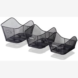 Cykelkurv for rear carrier Basil Icon S 34 x 29 x 23 cm - black