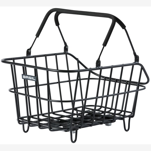 Cykelkurv for rear carrier Basil Cento Alu MIK 46 x 34 x 26 cm - matte black