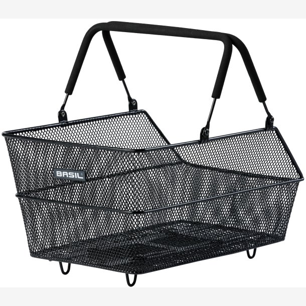 Cykelkurv for rear carrier Basil Cento MIK 46 x 33 x 26 cm - black