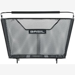 Cykelkurv for rear carrier Basil Lesto 32 x 41 x 27 cm - black