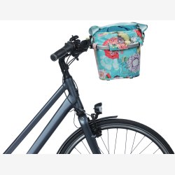 Cykelkurv Basil Bloom Field Carry All Front KF 15 litres 27 x 37 x 25 cm - blue