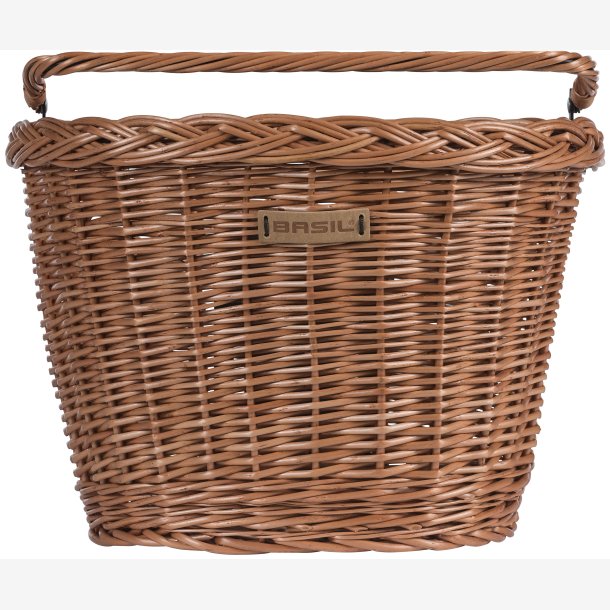 Cykelkurv for front Basil Bremen Wicker KF 39 x 29 x 29 cm - natural