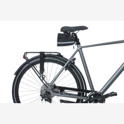 Sadeltaske til cykel Basil Mada 1 liter 19 x 11 x 13 cm - sort