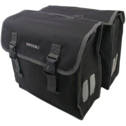 Dobbelt cykeltaske Basil Mara XL 35 liter 35 x 15 x 32 cm - sort
