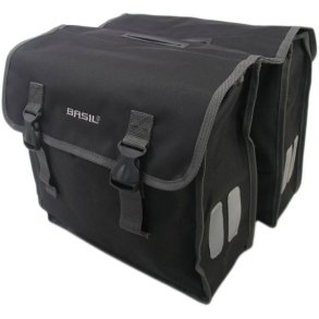 Dobbelt cykeltaske Basil Mara XL 35 liter 35 x 15 x 32 cm - sort