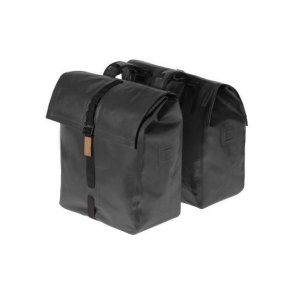 Dobbelt cykeltaske Basil Urban Dry 50 liter 36 x 17 x 42 cm - mat sort