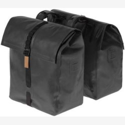 Dobbelt cykeltaske Basil Urban Dry 50 liter 36 x 17 x 42 cm - mat sort