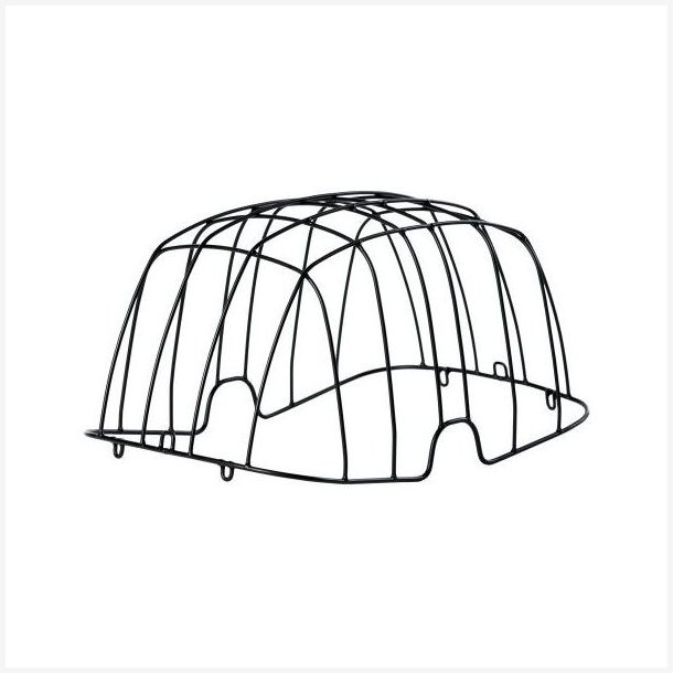 Stltrds sikkerhedsnet til cykelkurv til hund Basil Buddy 43,5 x 30 x 24,5 cm - sort