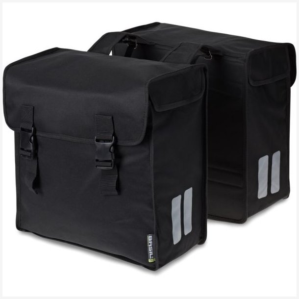 Dobbelt cykeltaske Basil Mara -3XL 52 liter 39 x 18 x 35 cm - sort