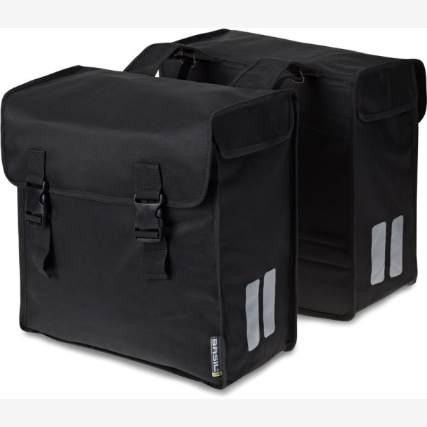 Double Cykeltaske Basil Mara -3XL 52 liter 39 x 18 x 35 cm - black