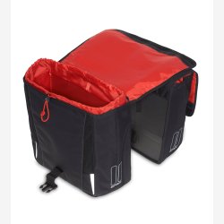 Dobbelt cykeltaske Basil Sport Design 32 liter 35 x 15 x 43 cm - sort