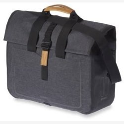 Cykeltaske Basil Urban Dry Business 20 liter 37 x 15 x 38 cm - mrkegr