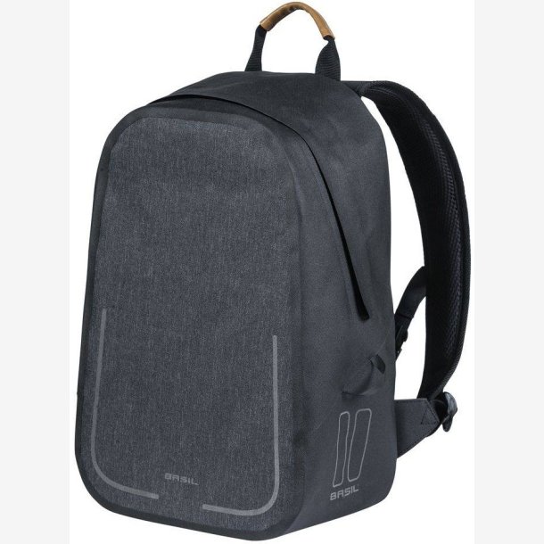 Cykelrygsk Basil Urban Dry 18 liter 27 x 16 x 45 cm - gr, vandtt