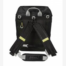 Cykelrygsk Basil Miles Daypack 17 liter 33 x 17 x 41 cm - sort, vandtt