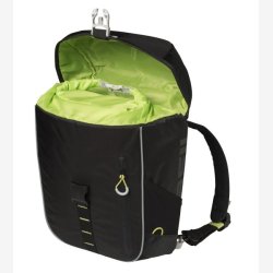 Cykelrygsk Basil Miles Daypack 17 liter 33 x 17 x 41 cm - sort, vandtt