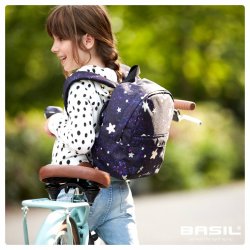 Cykelrygsk til brn Basil Stardust 8 liter  26 x 15 x 29 cm - nightshade