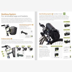 Basil Klickfix-adapter - monteringsbeslag til styr- sort