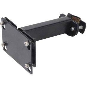 Basil Fixed Mounted Stem Holder - beslag til frontkurv - sort