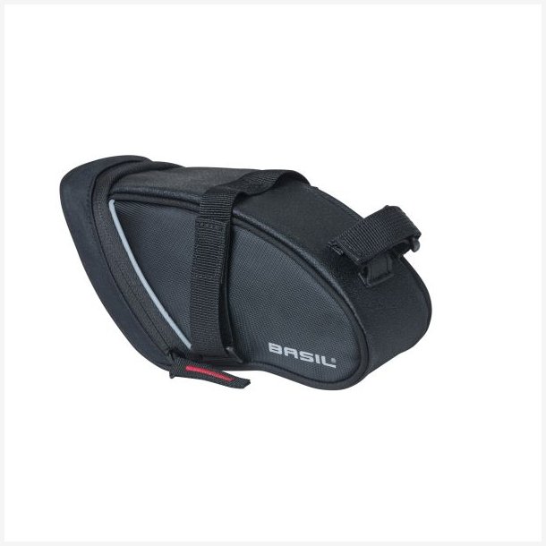 Cykeltaske til sadel Basil Sport Design M 1 liter 23 x 6 x 18 cm - sort