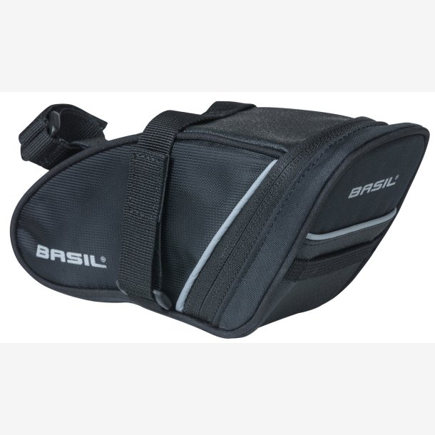 Cykeltaske til sadel Basil Sport Design M 1 liter 23 x 6 x 18 cm - sort