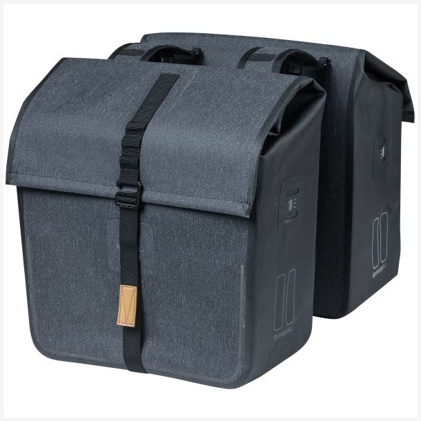 Dobbelt cykeltaske Basil Urban Dry 50 liter 36 x 17 x 42 cm - gr melee