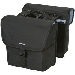 Dobbelt cykeltaske Basil Go Double MIK 32 liter 33 x 16 x 38 cm - sort