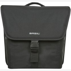 Dobbelt cykeltaske Basil Go Double MIK 32 liter 33 x 16 x 38 cm - sort