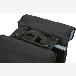 Dobbelt cykeltaske Basil Go Double MIK 32 liter 33 x 16 x 38 cm - sort