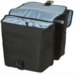 Dobbelt cykeltaske Basil Go Double MIK 32 liter 33 x 16 x 38 cm - sort