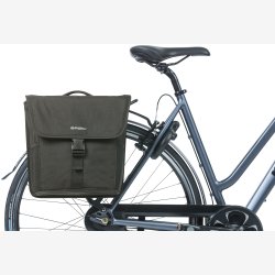 Dobbelt cykeltaske Basil Go Double MIK 32 liter 33 x 16 x 38 cm - sort