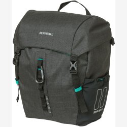 Cykeltaske Basil Discovery 365D 9 liter 30 x 14 x 31 cm - sortgr