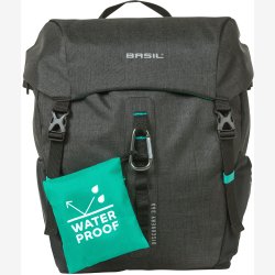 Cykeltaske Basil Discovery 365D 9 liter 30 x 14 x 31 cm - sortgr