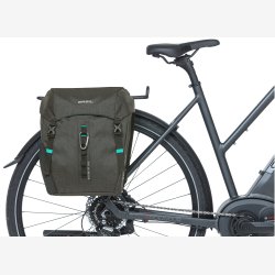 Dobbelt cykeltaske Basil Discovery 365D 18 liter 30 x 15 x 31 cm - sort melee