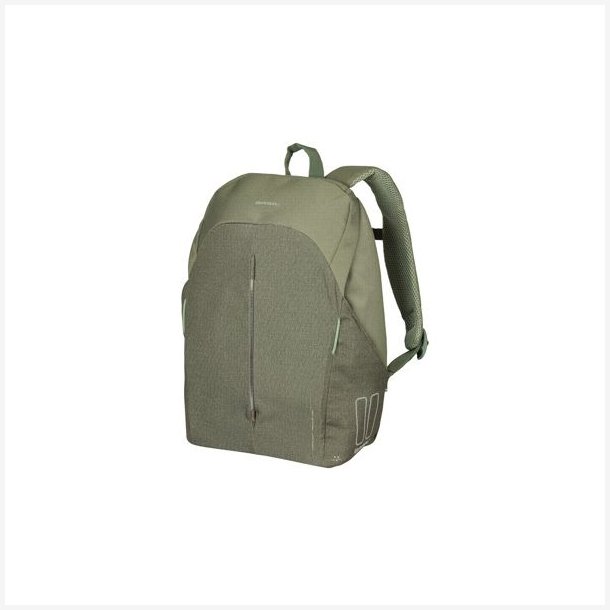Basil B-Safe Commuter laptop cykelrygsk Nordlicht 13L 26x13x40 cm - olivengrn