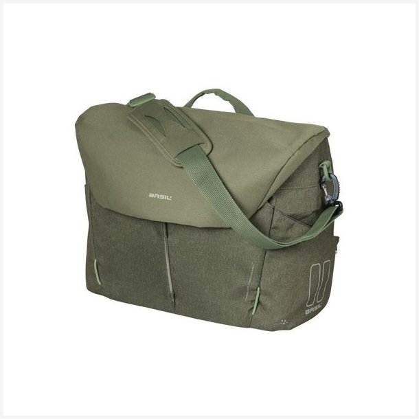Cykeltaske til PC Basil B-Safe Commuter Nordlicht 17 liter 41 x 14 x 32 cm - olivengrn