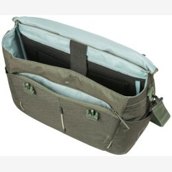 Cykeltaske til PC Basil B-Safe Commuter Nordlicht 17 liter 41 x 14 x 32 cm - olivengrn