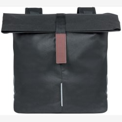 Dobbelt cykeltaske Basil City 28 til 32 liter 30 x 18 x 49 cm - sort