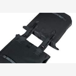Dobbelt cykeltaske Basil City 28 til 32 liter 30 x 18 x 49 cm - sort